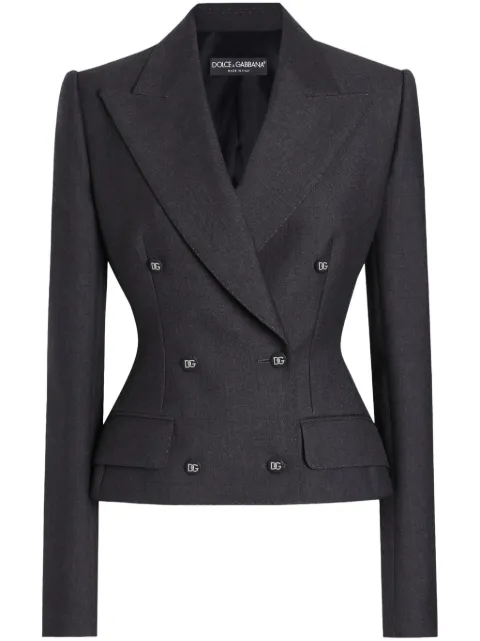 Dolce & Gabbana double-breasted blazer Grey F27DJTFU287