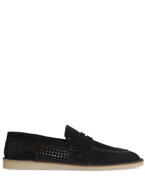 Dolce & Gabbana calfskin loafers Black A50651A9T59