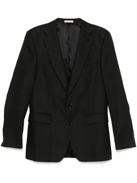 FURSAC linen blazer Black FHPVE00176B020