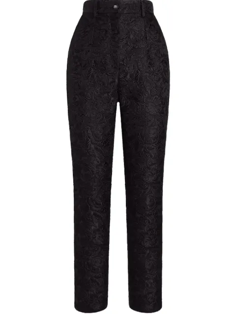 Dolce & Gabbana DNA brocade trousers Black FTAM2THJMQK
