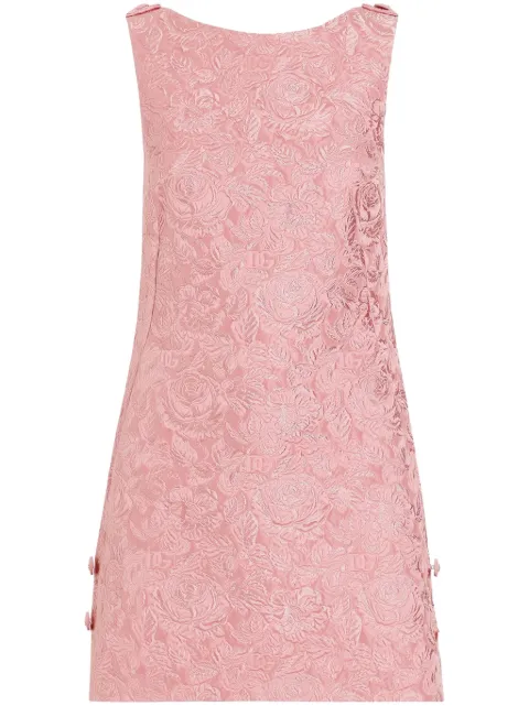 Dolce & Gabbana DNA brocade mini dress Pink F6TMLTHJMQK