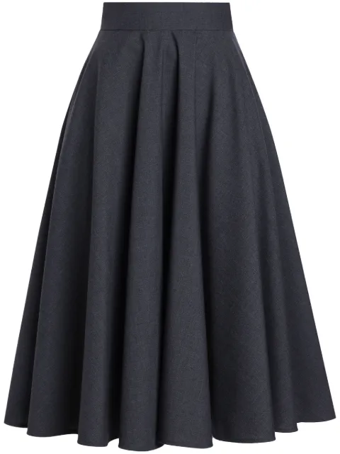 Dolce & Gabbana pleated midi skirt Grey F4C2ITFU286