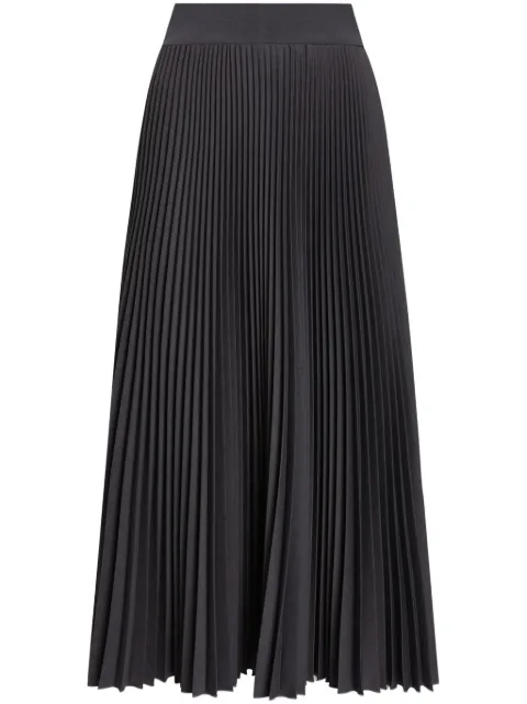 Dolce & Gabbana plissé-effect midi skirt Black F4C1HTFUZDQ
