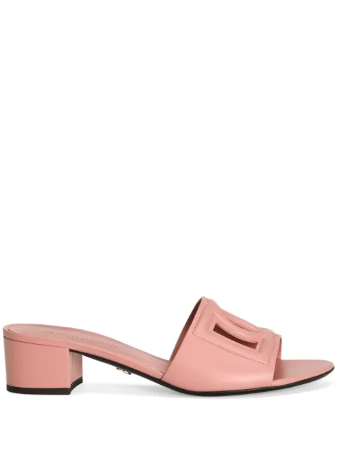 Dolce & Gabbana DNA 40mm Bianca sandals Pink CR1755AY32980405