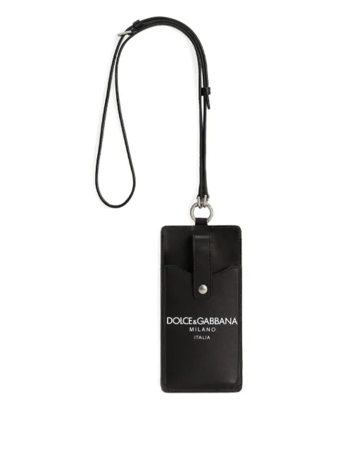 Dolce & Gabbana leather phone holder Black BP3345A6E48