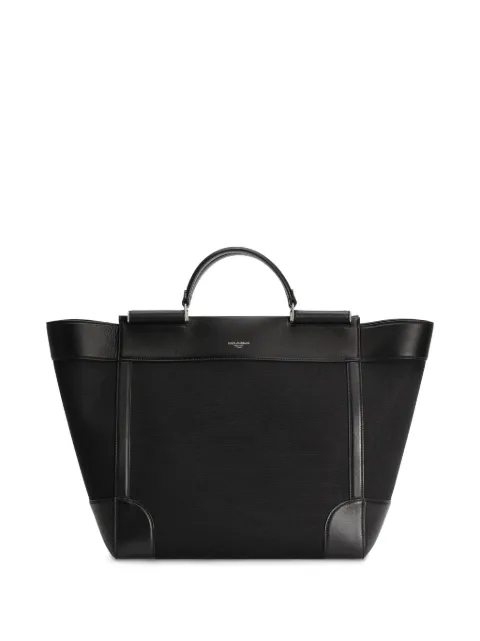 Dolce & Gabbana logo-lettering tote bag Black BM2448A9C21