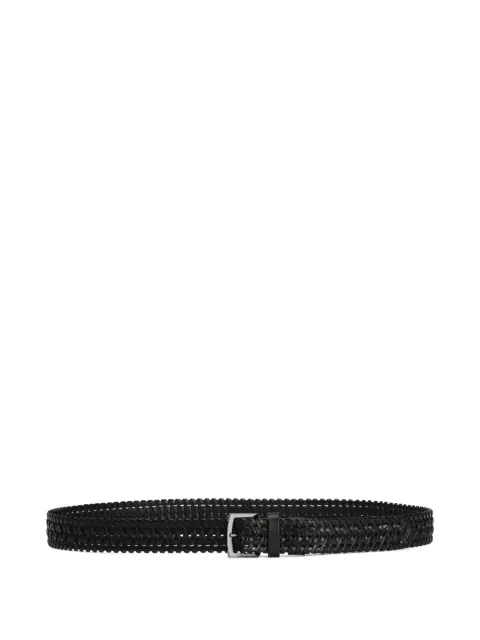 Dolce & Gabbana woven leather belt Black BC4894A6H39