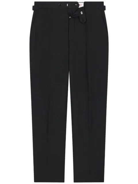 FURSAC linen trousers Black FHPPA00160