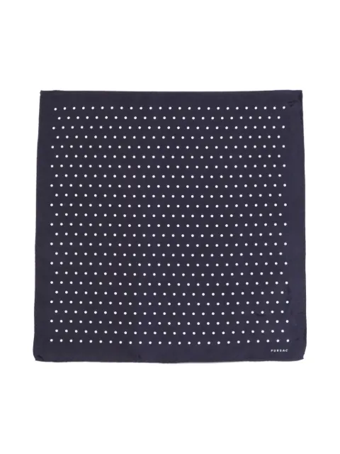 FURSAC polka-dot print pocket square Blue FHABO00104