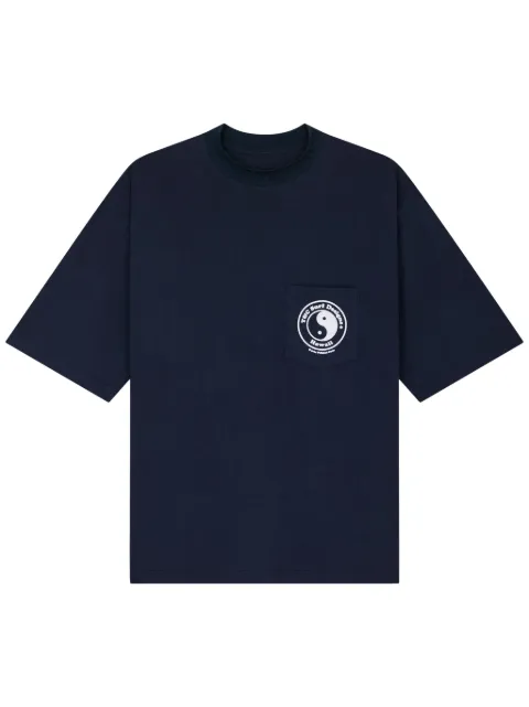 FURSAC flocked-motif T-shirt Blue FHPTS00098