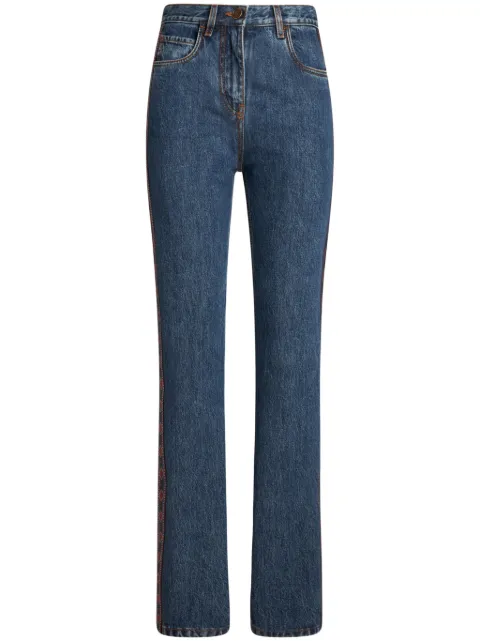ETRO side-appliqué jeans Blue WRNB0002AD268