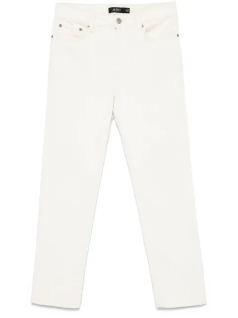 Lauren Ralph Lauren high-rise skinny-leg jeans Neutrals 200940298