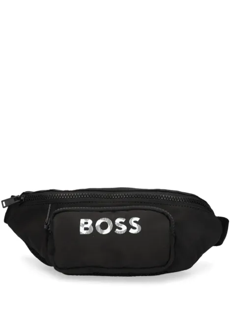 BOSS logo-print belt bag Black J5159409B