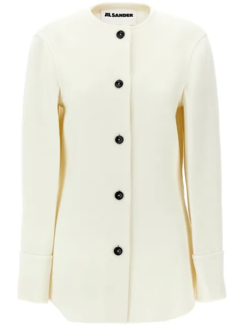 Jil Sander wool coat White J03DL0165J40006105