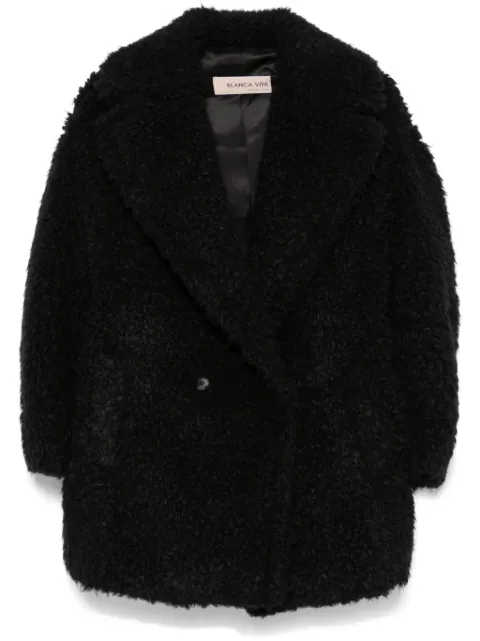 Blanca Vita Chary coat Black CHARY6034