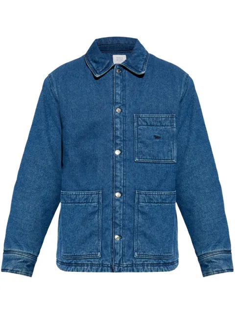 Maison Kitsuné padded workwear denim jacket Blue NM02119WW5023