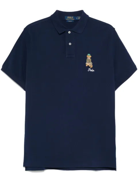 Polo Ralph Lauren logo-embroidered polo shirt Blue 710953336003