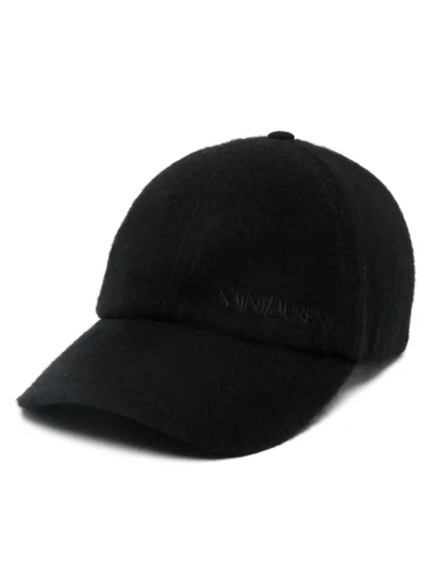 Saint Laurent logo baseball cap Black 8109473YR01