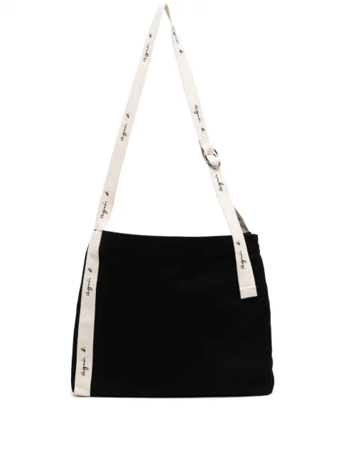 agnès b. logo-patch canvas tote bag Black O560VTE4