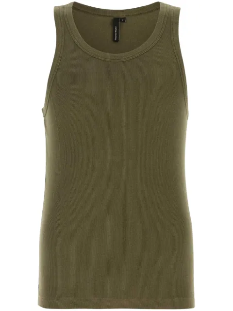 ENTIRE STUDIOS ribbed tank top Green ES2155MI