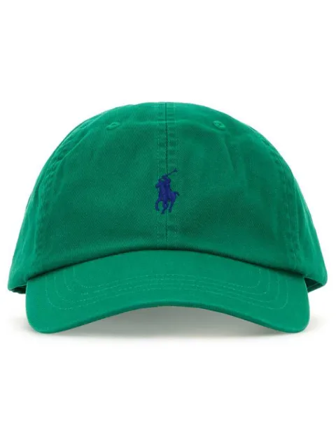 Polo Ralph Lauren logo-embroidered cotton baseball cap Green 211912843002