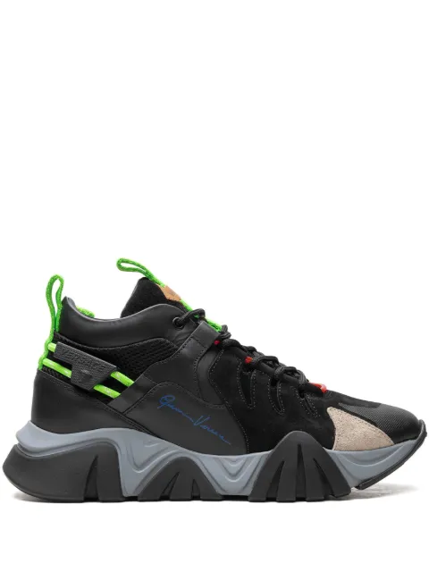 Versace Squalo "Black/Fluorescent Green" sneakers Black DSU7886DCRVIMG