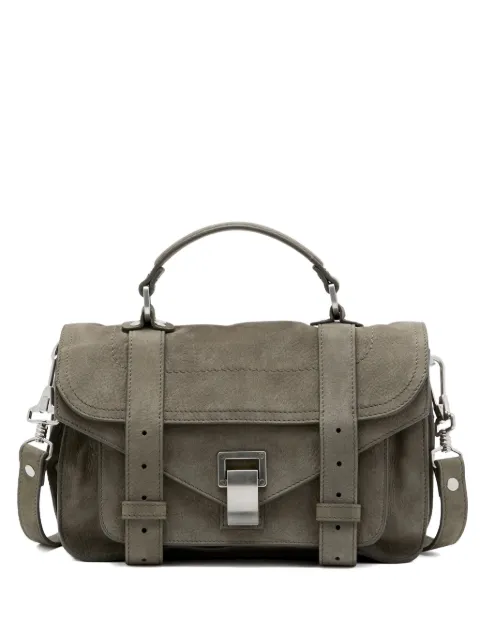 Proenza Schouler mini PS1 two-way handbag Grey HB233027C328S