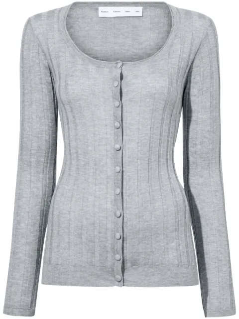 Proenza Schouler White Label Hattie cardigan Grey WL2517555KW171S