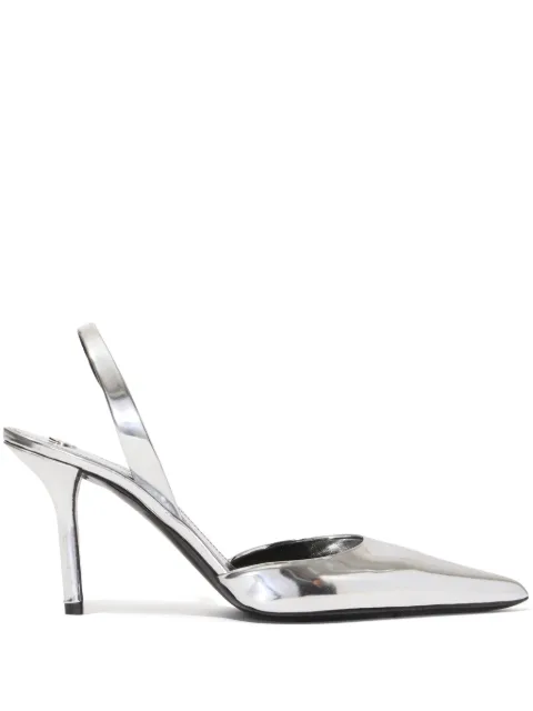 Proenza Schouler Slash Slingback pumps Silver SH251001F001WF