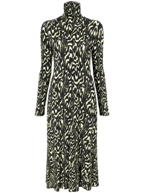 Proenza Schouler White Label Marion midi dress Black WL2513259JY077WAVY
