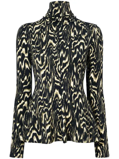 Proenza Schouler White Label Audrey top Black WL2514282JY077WAVY