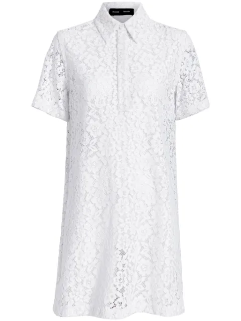 Proenza Schouler Rainer mini dress White R2513026FY020S