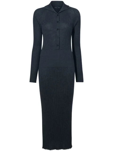 Proenza Schouler Maeve midi dress Grey R2517216KW158