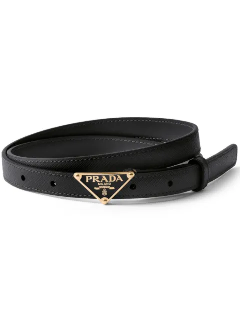 Prada Saffiano-leather belt Black 1CC621053