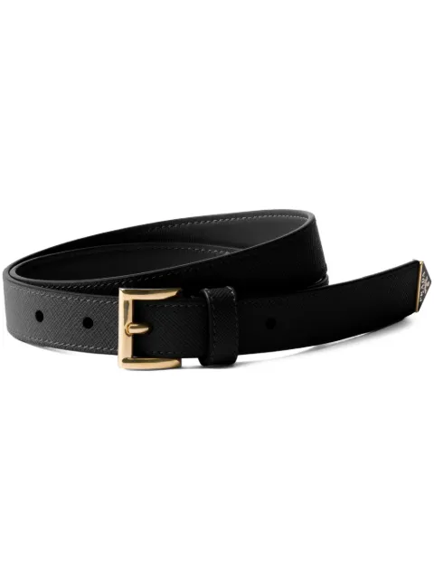 Prada Saffiano leather belt Black 1CC618053