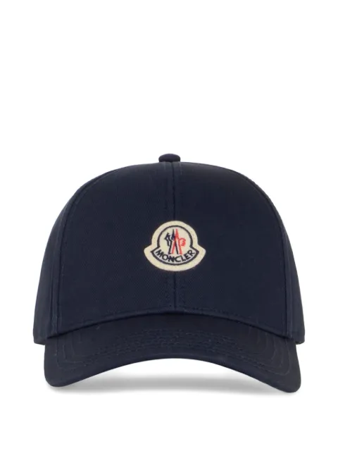 Moncler logo-patch baseball cap Blue L20913B0003704863