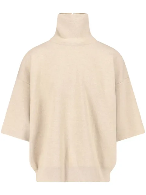 Fear Of God merino wool knit T-shirt Neutrals FG820004MER