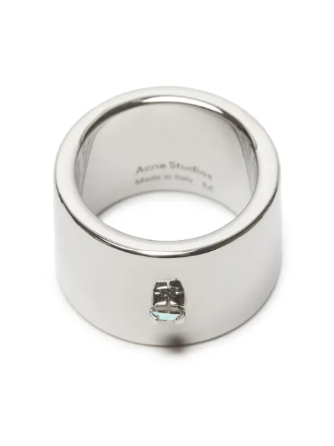 Acne Studios crystal-embellished ring Silver C50458