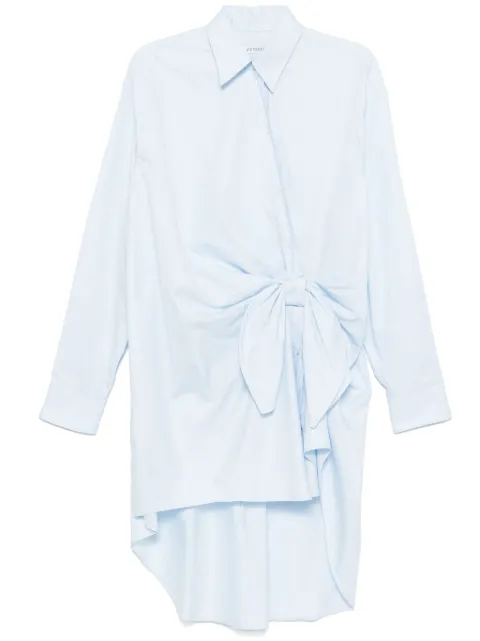 Viktor & Rolf knotted mini shirt dress Blue TD0742119225
