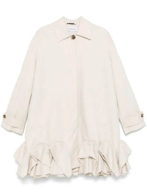Viktor & Rolf ruffled trench coat Neutrals EO0202136225