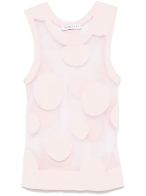Viktor & Rolf polka-dot tank top Pink EK0123121225