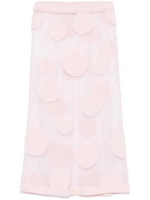 Viktor & Rolf polka-dot midi skirt Pink EK0143121225