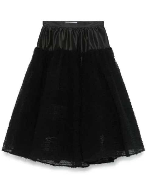 Viktor & Rolf ruffled midi skirt Black EB0482299225