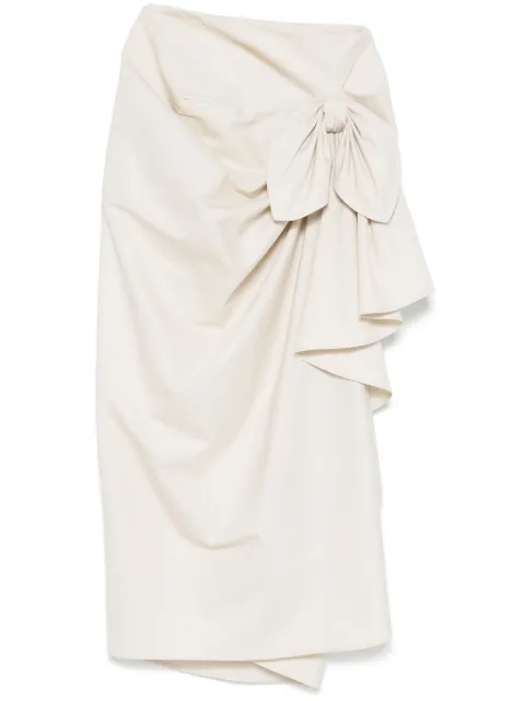 Viktor & Rolf knotted pencil skirt Neutrals TB0462236225