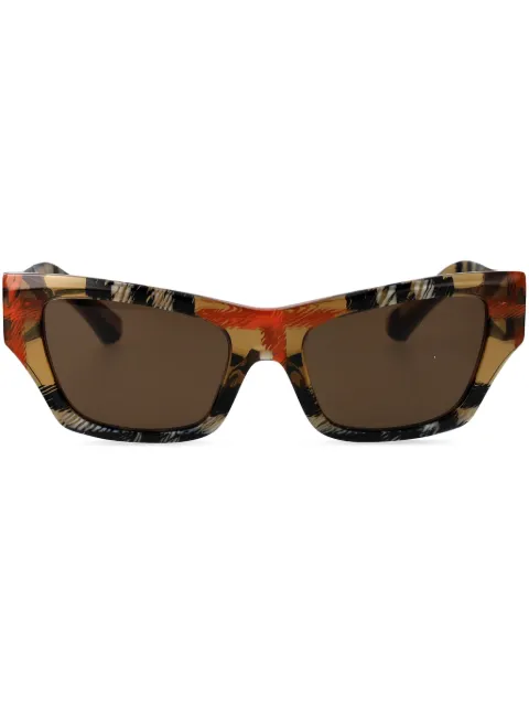 Burberry Eyewear 0BE4441U rectangle-frame sunglasses Brown 0BE4441U414673