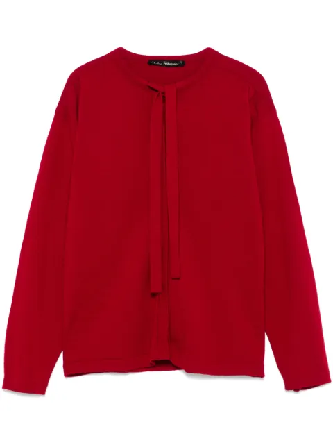Ferragamo Pre-Owned 1970s knitted shirt Red SFE350CN