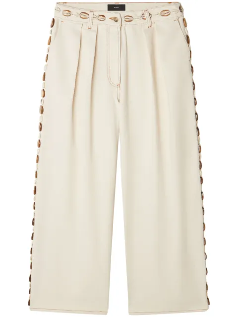 Alanui Ocean Dream jeans Neutrals LWYB003R25DEN0020300