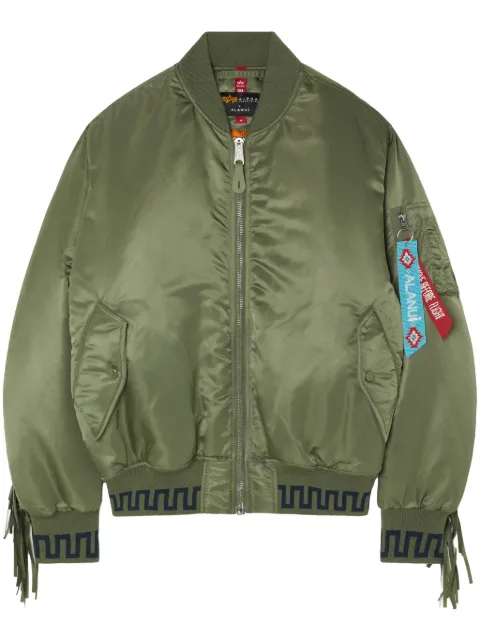 Alanui x Alpha Industries bomber jacket Green LWEH001R25FAB0015820