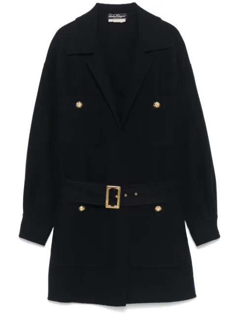 Ferragamo Pre-Owned 1970s virgin wool jacket Blue SFE540CR
