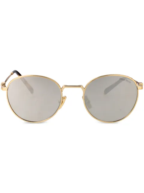 Miu Miu Eyewear round-frame sunglasses Gold MU55ZS